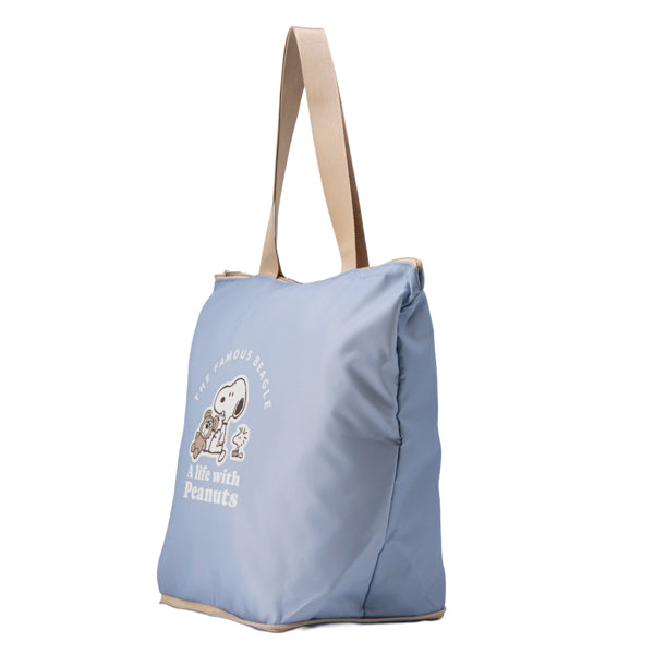 スヌーピー Wスペース保冷サポートエコバッグ (スヌーピーとくま)