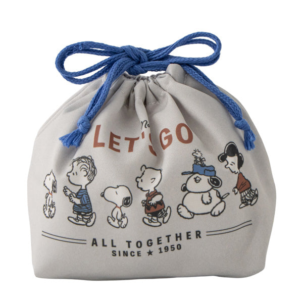 スヌーピー ランチ巾着 (てくてくピーナッツ)