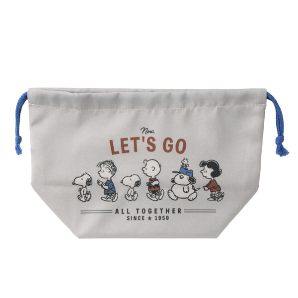 スヌーピー ランチ巾着 (てくてくピーナッツ)