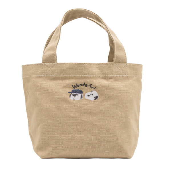 スヌーピー ミニトート (WONDERFUL BROTHERS)