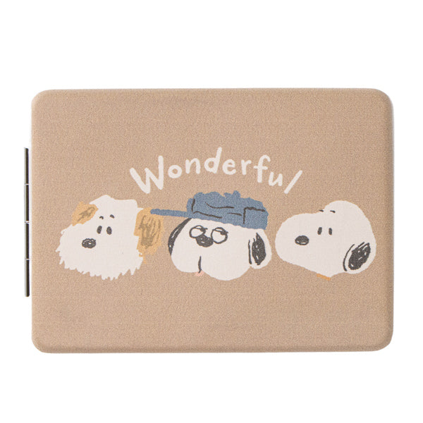 スヌーピー 鏡(ミラー) ⭐︎ SNOOPY 限定品 リアルスタイル REAL STYLE 三面鏡 卓上 ミラー 折りたたみ スヌーピー