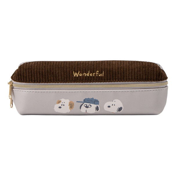 スヌーピー 2ルームペンケース (WONDERFUL BROTHERS)