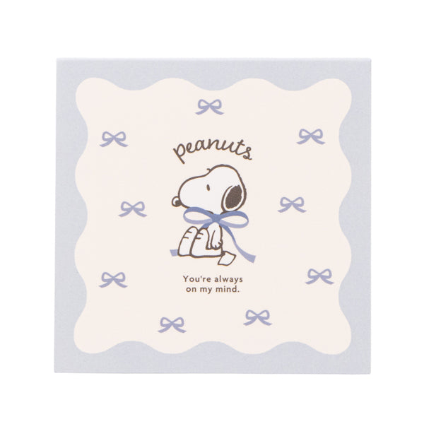 スヌーピー ブロックメモ (Ribbon mood)