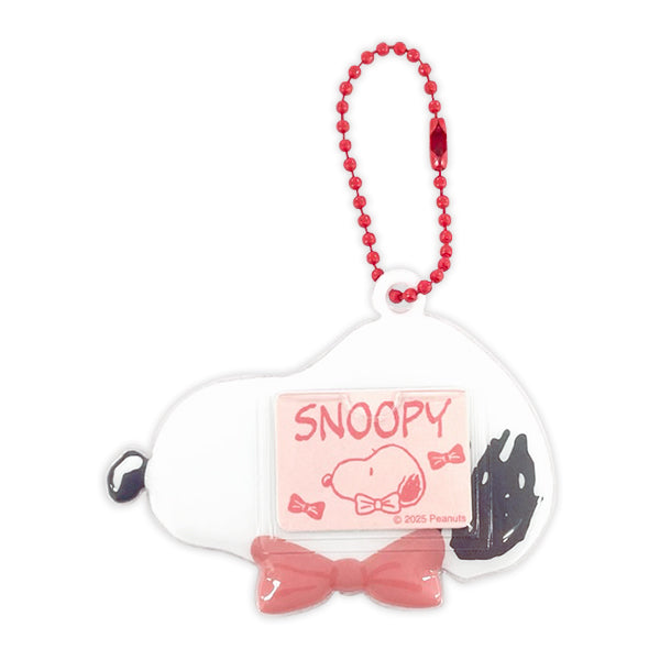 スヌーピー トレーディングネームバッジキーホルダー