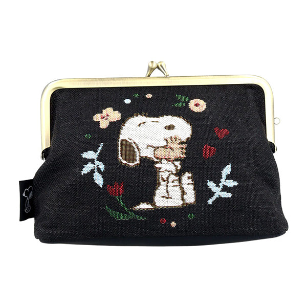 スヌーピー ゴブラン織 ポーチ がま口 (NewLifeCollection)