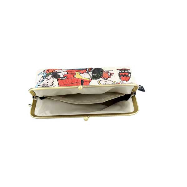 スヌーピー ゴブラン織 ポーチ がま口 (フレンズ／NewLifeCollection)