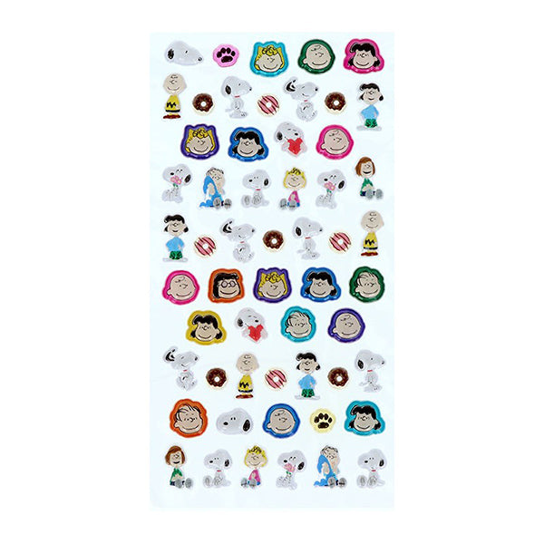 ボンボンドロップシール ミニ　ディズニー　スヌーピー 12種 スヌーピー ボンボンドロップシール ミニ (スヌーピー＆フレンズ)