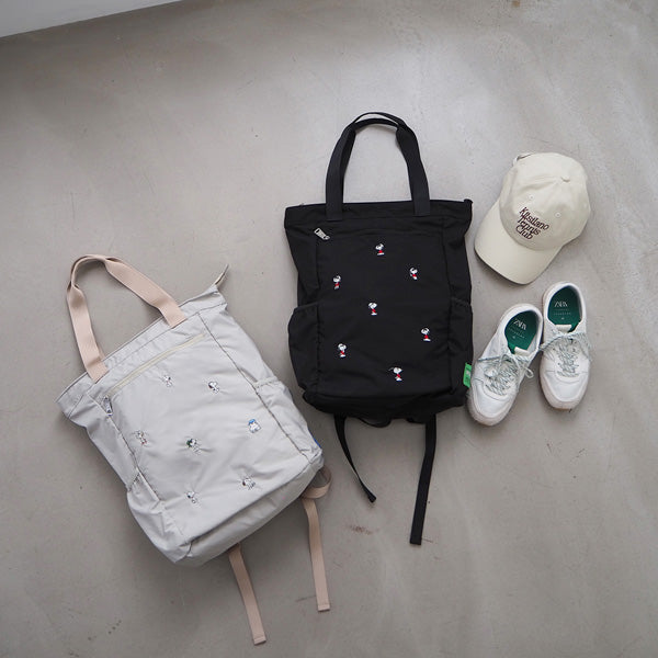 スヌーピー SOLEIL ポケッタブル2WAYリュック