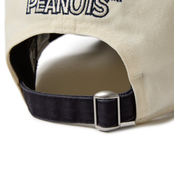 PEANUTS NEW ERA キャップ（920 PEANUTS SNOOPY AND OLAF CHR NVY）