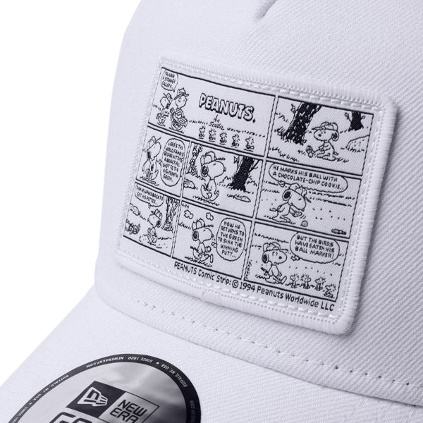 PEANUTS NEW ERA キャップ（GF 940AF PEANUTS COMIC WAPPEN WHI）