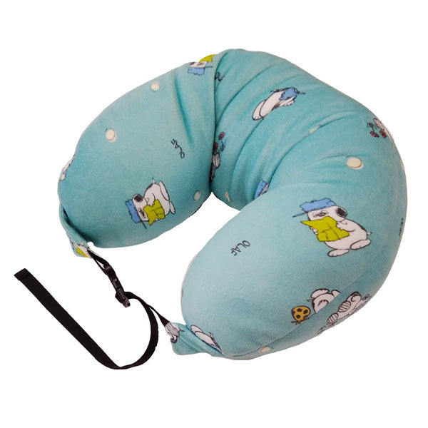 スヌーピー つれてって！ ピロー (ミント／オラフ)