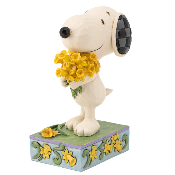PEANUTS JIM SHORE フィギュア A Bouquet of Happiness