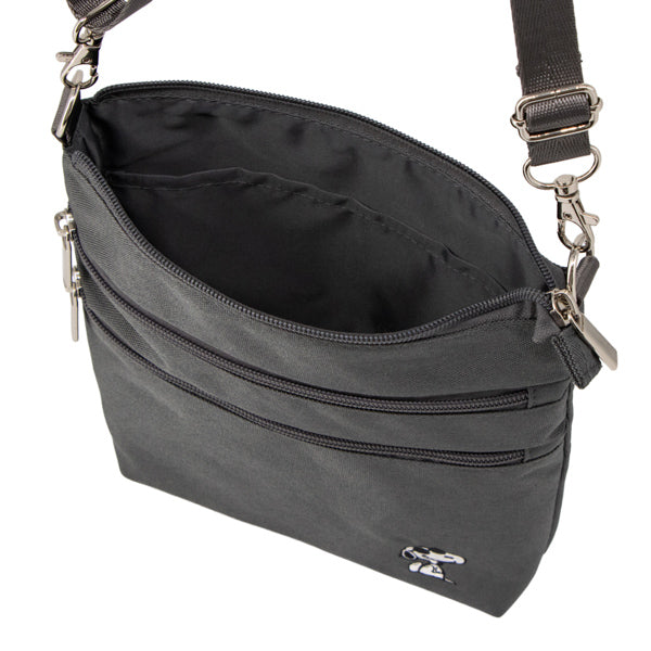 スヌーピー トリプルファスナーショルダーバッグ (BIG SMILE)