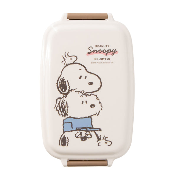 スヌーピー 1段ランチボックス (ぎゅっとよりあう)