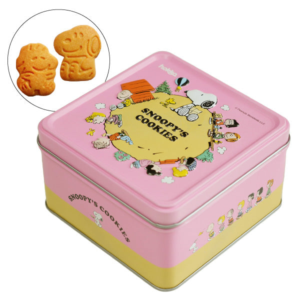 スヌーピー エンボス缶 メープル