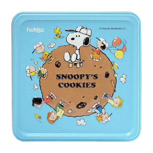 スヌーピー エンボス缶 チョコチップ