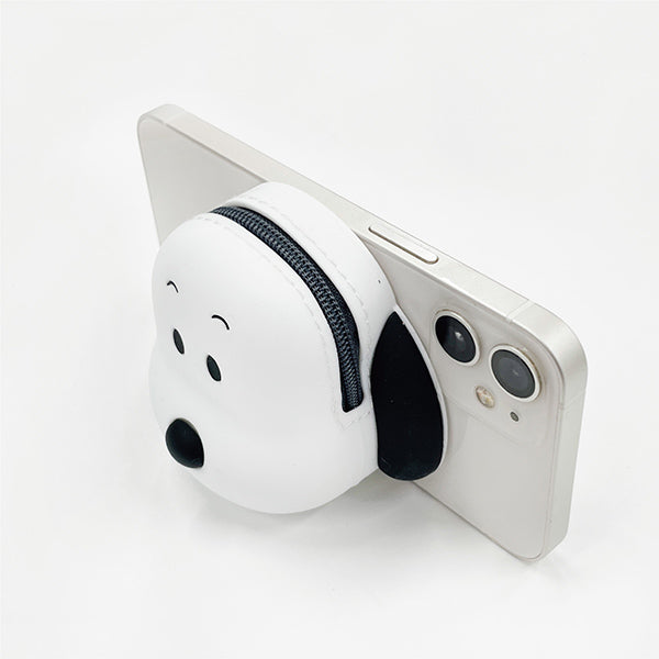 スヌーピー MagSafe対応 シリコンポーチ (スヌーピー)