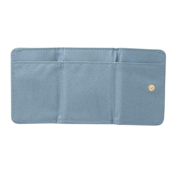 スヌーピー 三つ折り財布 (ブルー)