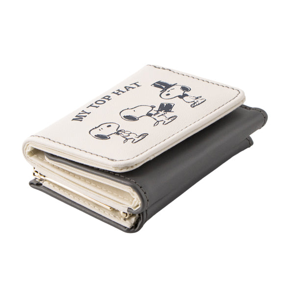 スヌーピー 三つ折り財布 (帽子)