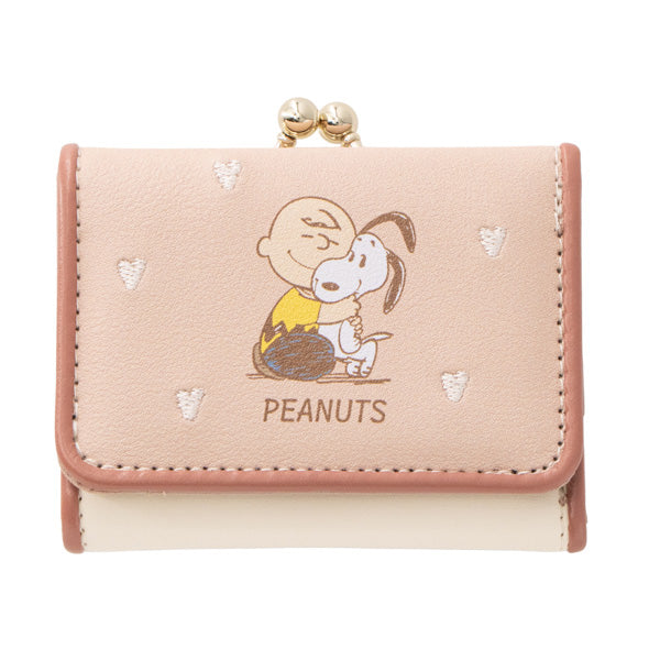 スヌーピー 三つ折り財布 (ハグ)