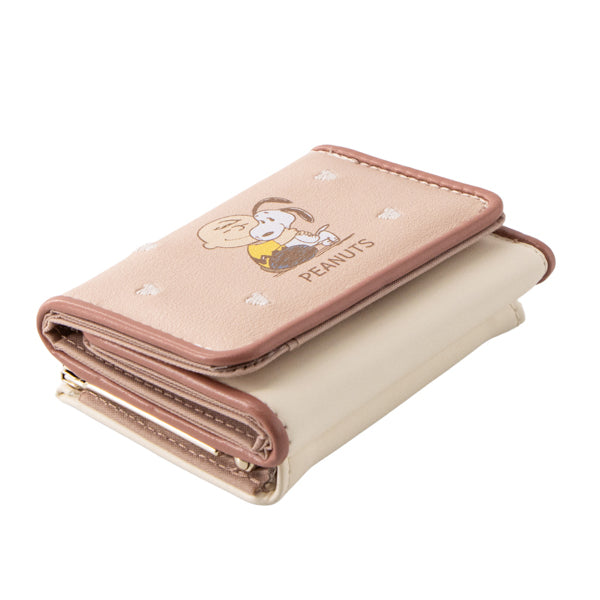 スヌーピー 三つ折り財布 (ハグ)