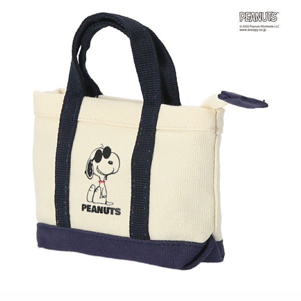 スヌーピー キャンバストート風ミニポーチ