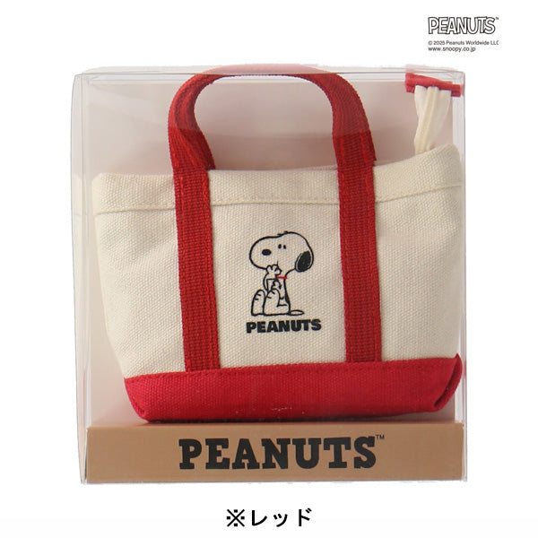 スヌーピー キャンバストート風ミニポーチ