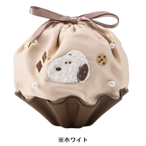 スヌーピー 巾着ポーチ (Chocolate Series)