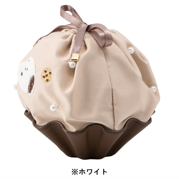 スヌーピー 巾着ポーチ (Chocolate Series)
