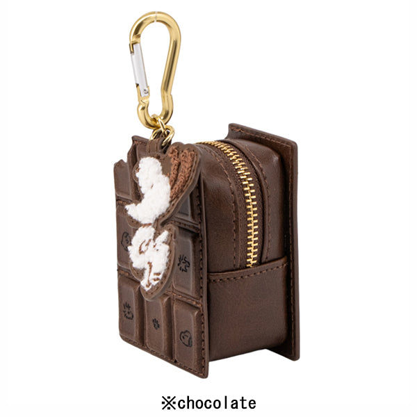 スヌーピー ダイカットポーチ (Chocolate Series)