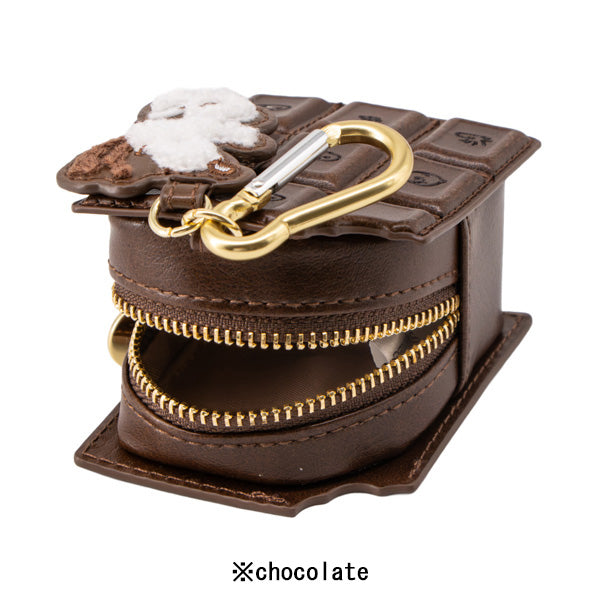 スヌーピー ダイカットポーチ (Chocolate Series)