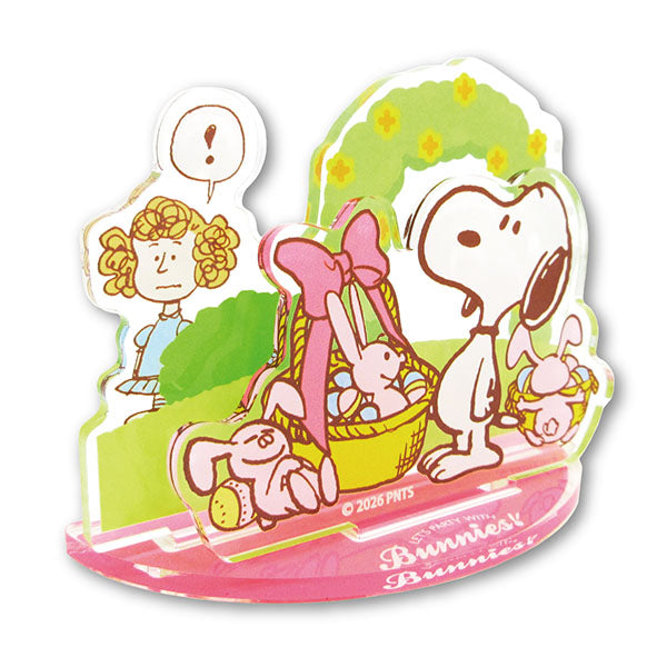 スヌーピー アクリルダイカットスタンド (Let’s party with Bunnies!)
