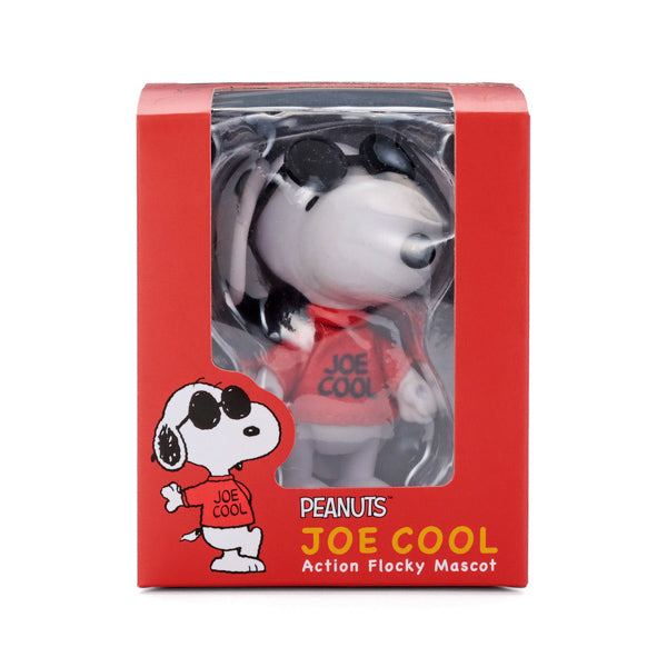 激レア 90’ スヌーピー PVC フィギュア JOE COOL ＆ ヤシの木 スヌーピー アクションフロッキーマスコット (ジョー・クール)