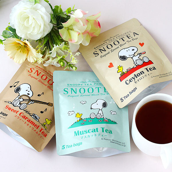 SNOOTEA デイリーパックセット (セイロン・マスカット・スウィートキャラメル)