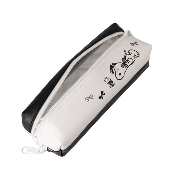 スヌーピー 2ルームペンケース (シンプルリボン)