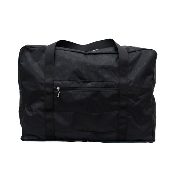 スヌーピー 大型折りたたみボストンバッグ（スターブラック）