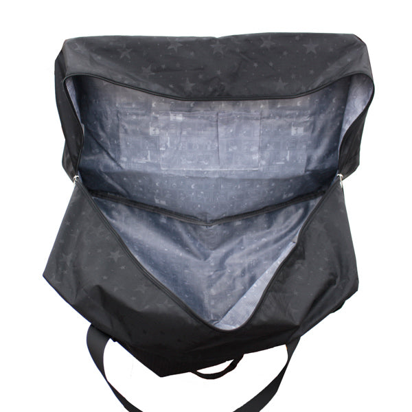 スヌーピー 大型折りたたみボストンバッグ（スターブラック）