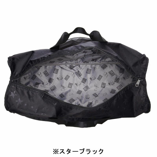 スヌーピー 折りたたみボストンバッグ（M) スターブラック トラベル SNOOPY スヌーピー 折りたたみボストンバッグ（M) スターブラック トラベル