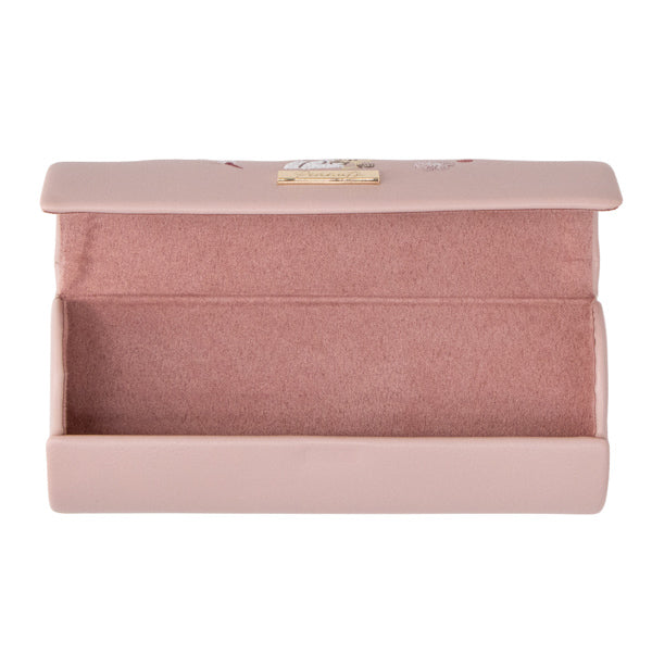 スヌーピー メガネケース (ピンク／ふんわりさくらシリーズ)