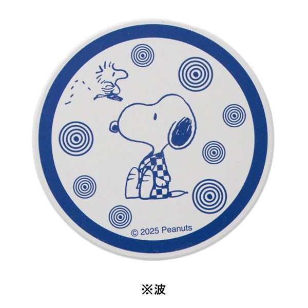 スヌーピー 陶器コースター (和柄シリーズ)