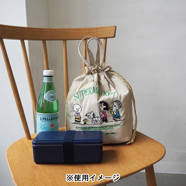 スヌーピー 保冷巾着トート (BEIGE)