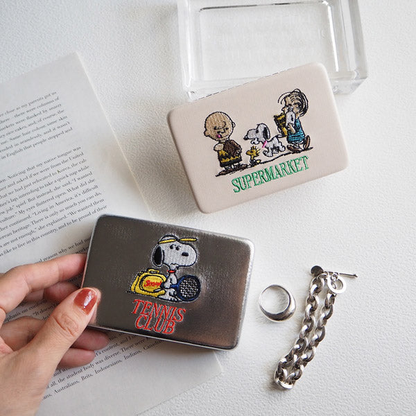 スヌーピー マルチケース コンパクトミラーケース (L)