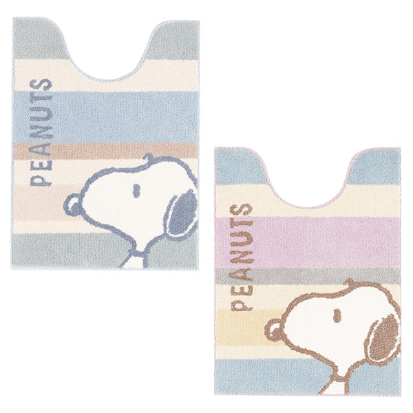 スヌーピー トイレマット大 (くすみパステル)
