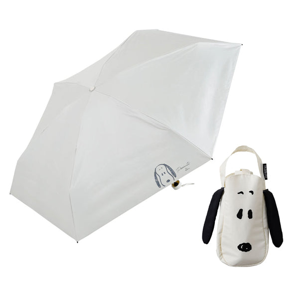 スヌーピー コンパクト晴雨兼用傘 (スヌーピー／フェイス)