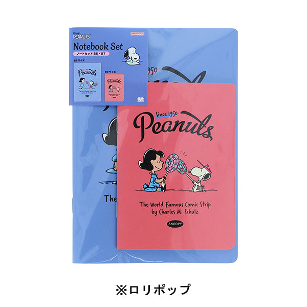 AT12】 スヌーピー ノートセットB6・B7 (PEANUTS AMERICAN TASTE 12)