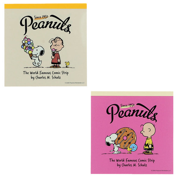 【AT12】 スヌーピー スクエアメモ (PEANUTS AMERICAN TASTE 12)
