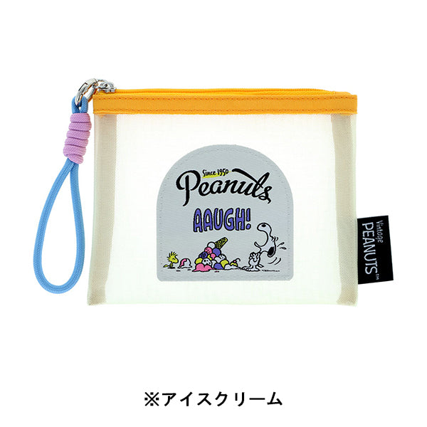 【AT12】 スヌーピー メッシュミニポーチ (PEANUTS AMERICAN TASTE 12)