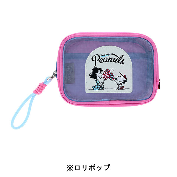 【AT12】 スヌーピー メッシュポーチ (PEANUTS AMERICAN TASTE 12)