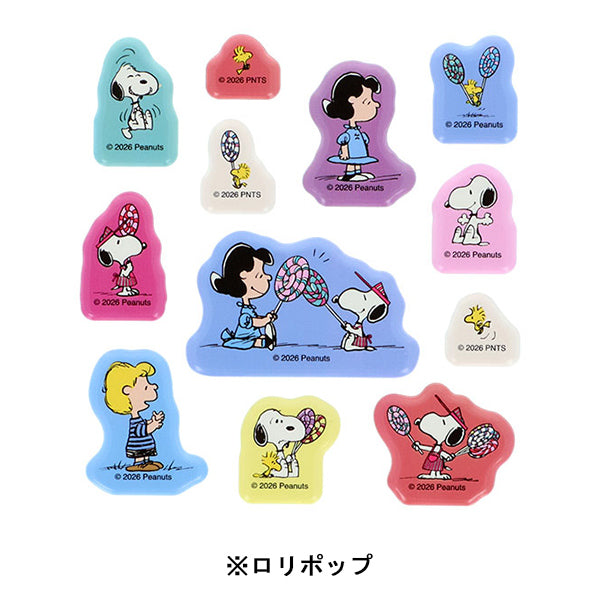  Fish & Chips ピン、シールセット　ロンドン限定 AT12】 スヌーピー ミックスシールセット (PEANUTS AMERICAN TASTE 12)