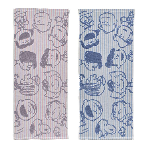 スヌーピー ガーゼフェイスタオル (Smile)